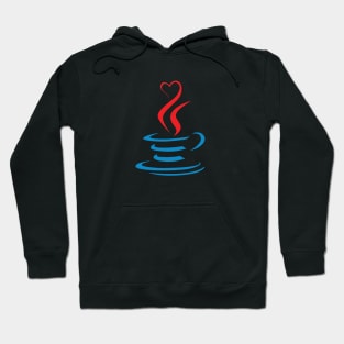 Love Coffe Java Programming Funny Design Hoodie